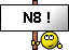 N8! (Schild)